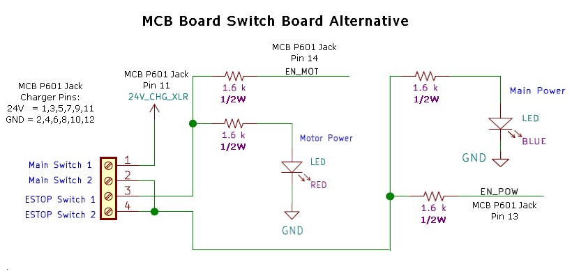 Switch Board Alternative Wiring